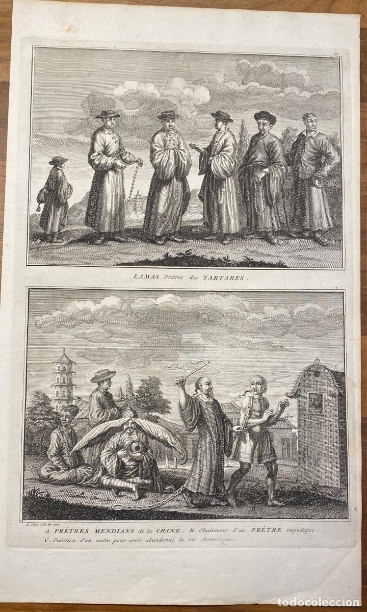 Arte: 1727 GRABADO ORIGINAL CHINA - Foto 1