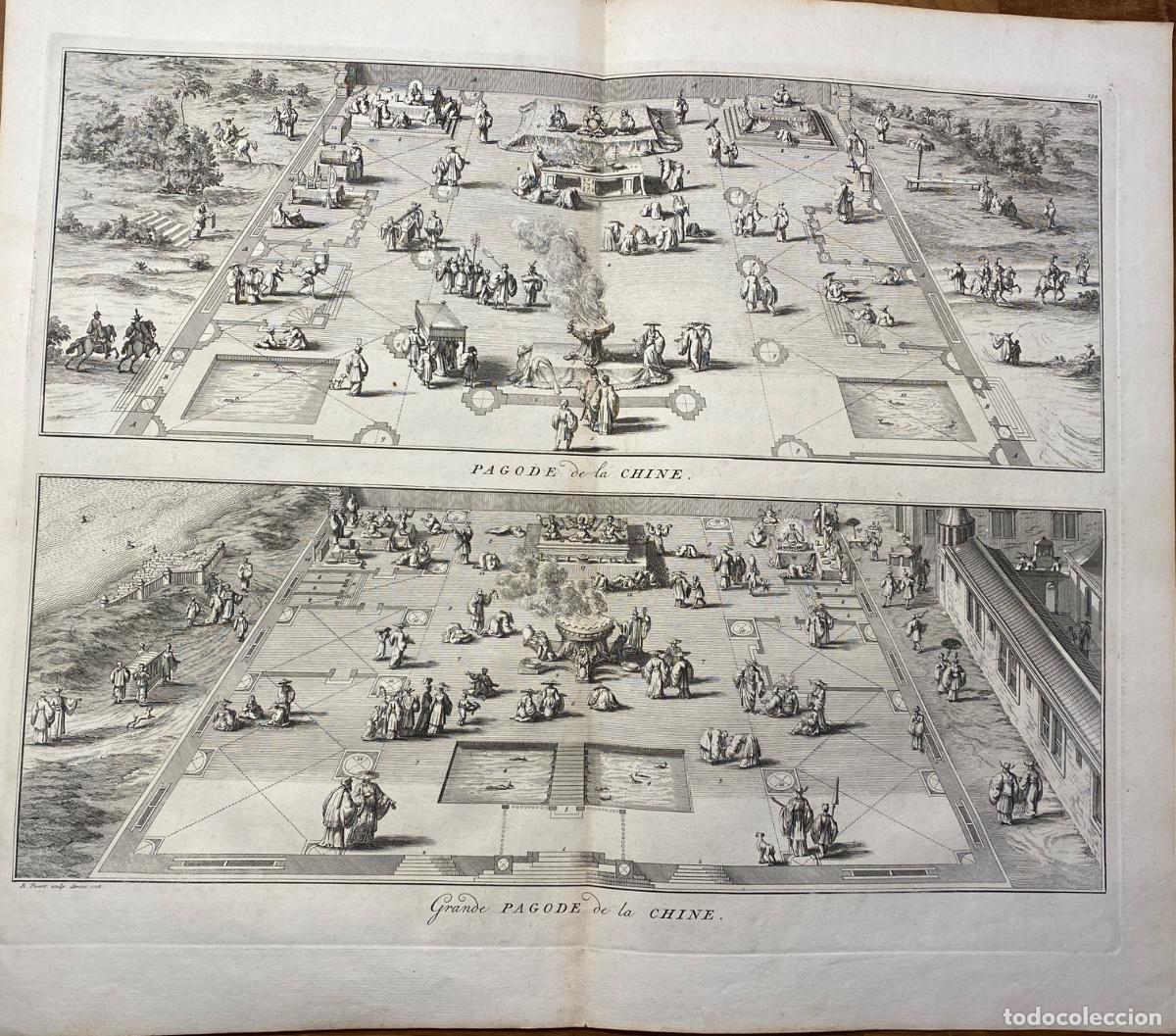 Arte: 1727 GRABADO ORIGINAL CHINA - Foto 1