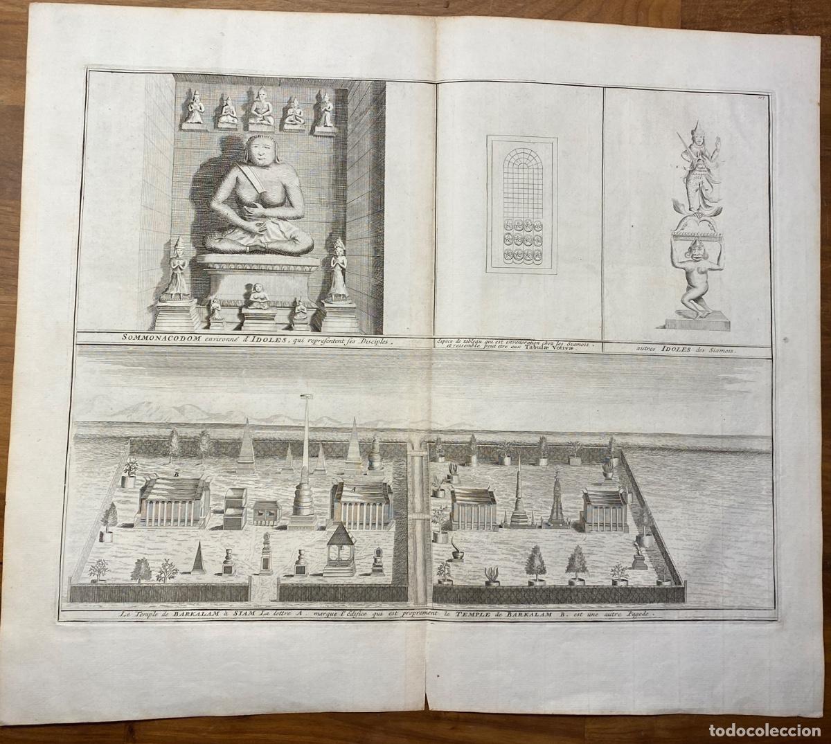 Arte: 1727 GRABADO ORIGINAL CHINA - Foto 1