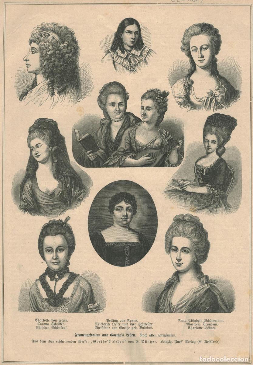 Arte: Frauengestalten aus Goethe's Leben_Die Gartenlaube (1879)