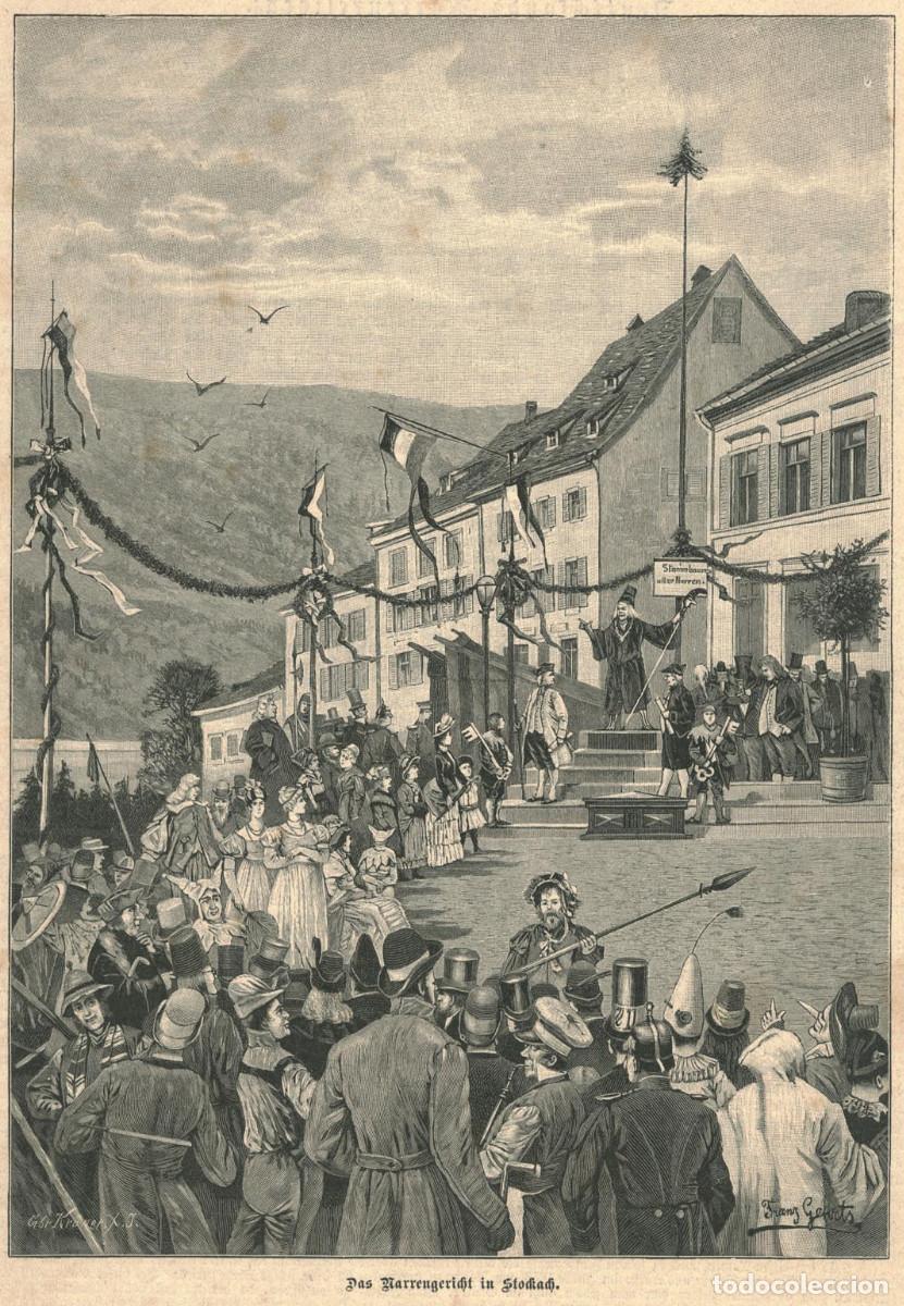 Art: Das Narrengericht in Stockach_Die Gartenlaube (1889)