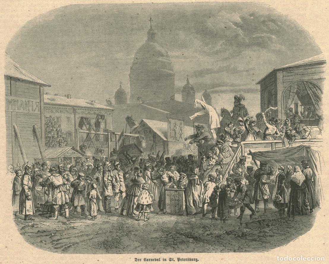 Art: Der Carneval in St. Petersburg_Bl&auml;sser f. d. H&auml;usl. Kreis (1870)