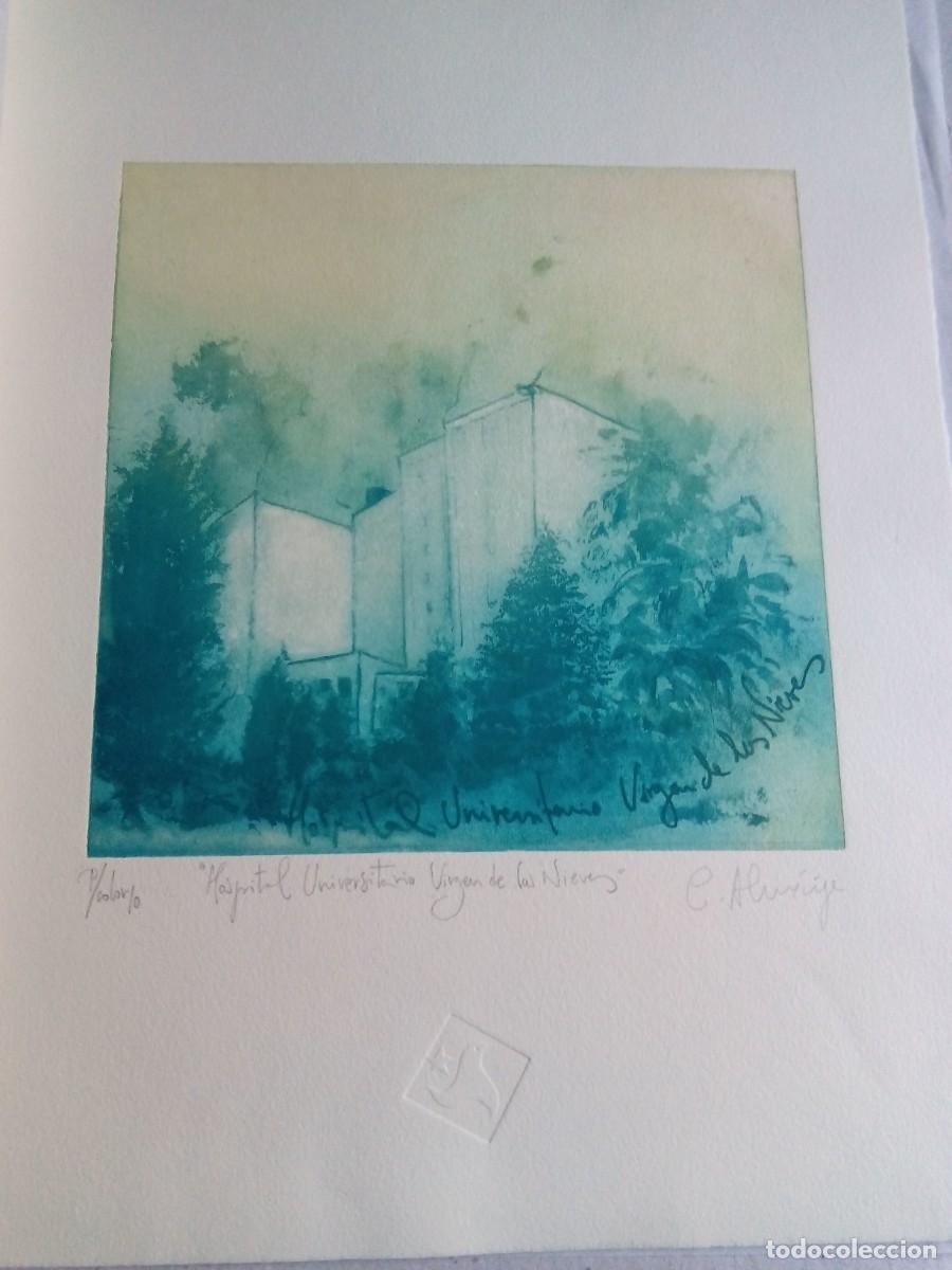 Arte: GRABADO DE CARMEN ALM&Eacute;CIJA. Certificado - Foto 1