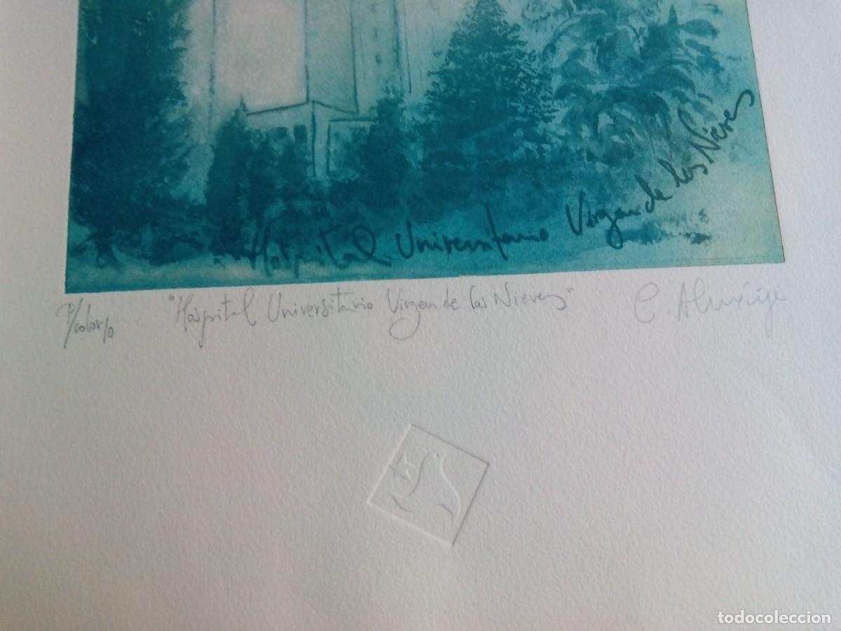 Arte: GRABADO DE CARMEN ALM&Eacute;CIJA. Certificado - Foto 2