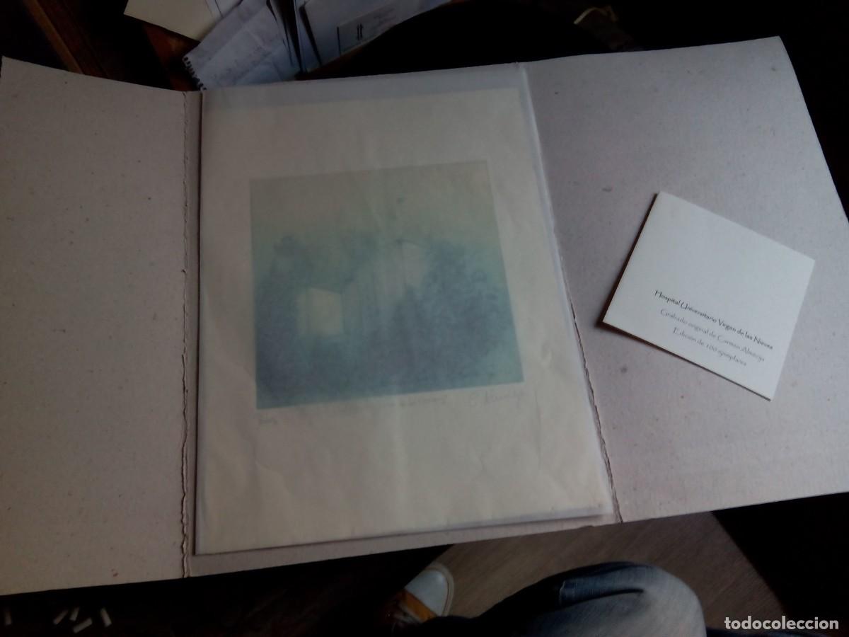 Arte: GRABADO DE CARMEN ALM&Eacute;CIJA. Certificado - Foto 3