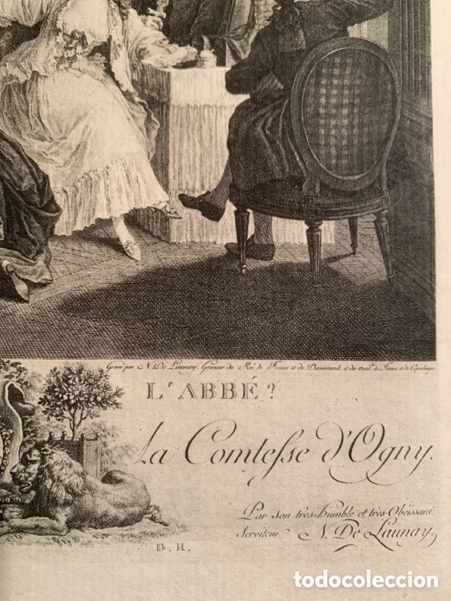 Arte: Nicolas de Launay -Grabador del Rey- grabado - Foto 6