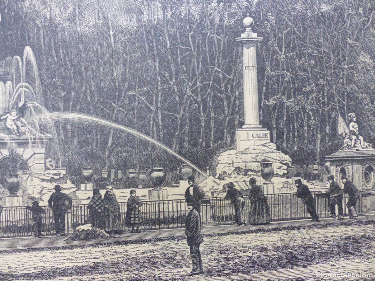 Arte: GRABADO - ESTANQUE DEL PARTERRE DE ARANJUEZ - Foto 4
