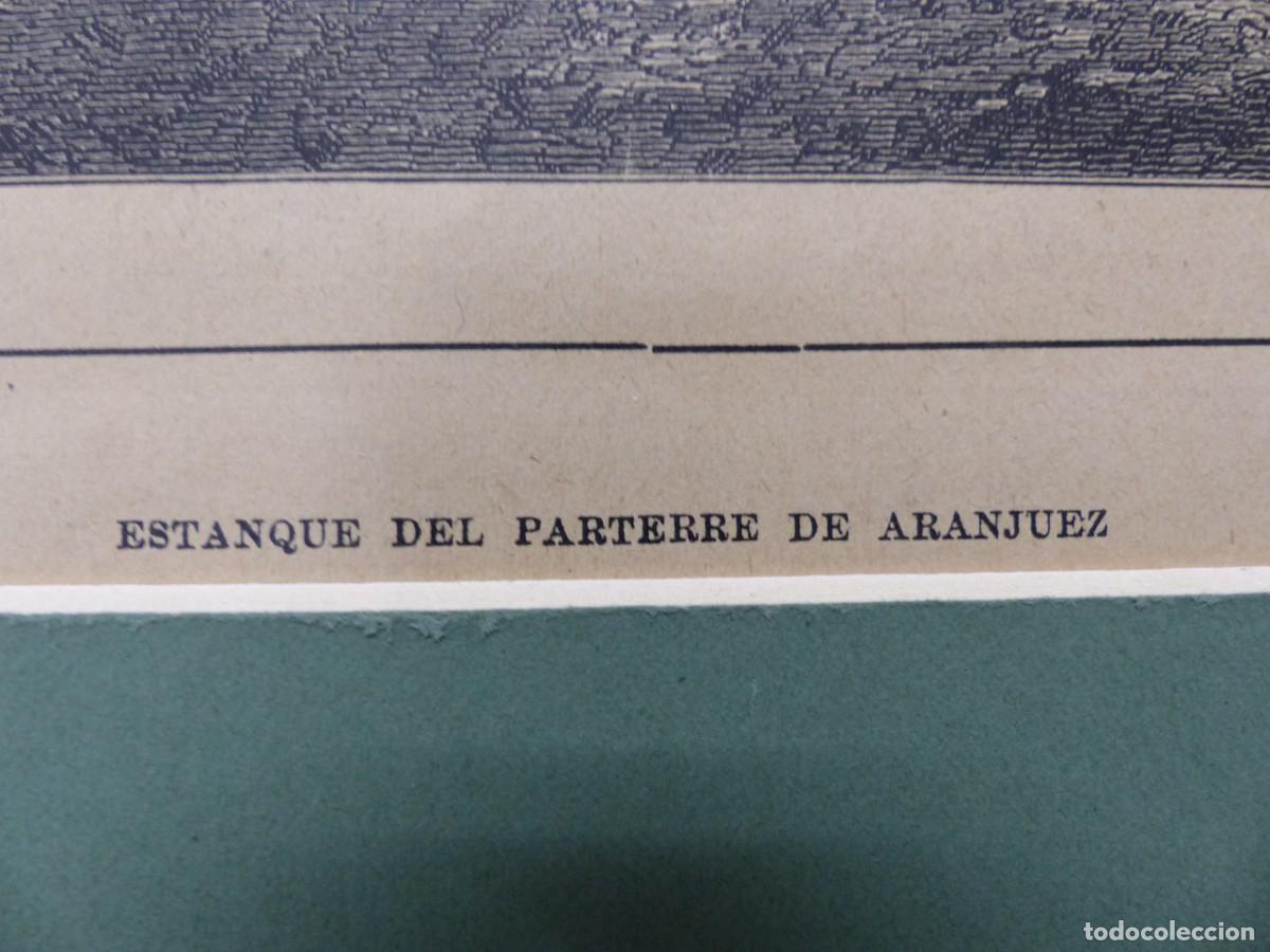 Arte: GRABADO - ESTANQUE DEL PARTERRE DE ARANJUEZ - Foto 5