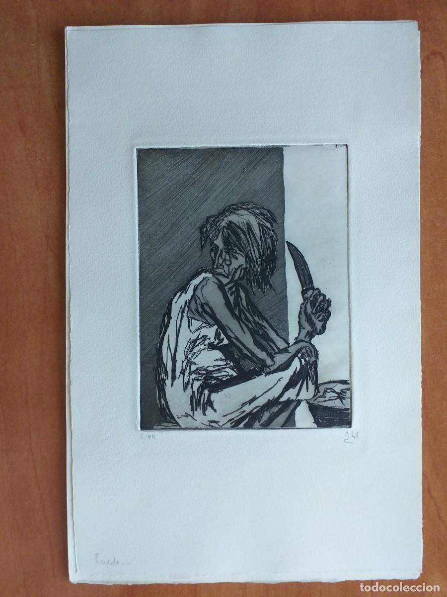 Arte: AGUAFUERTE - GIL MORENO DE MORA - &rdquo; PUEDE &rdquo; - Foto 1