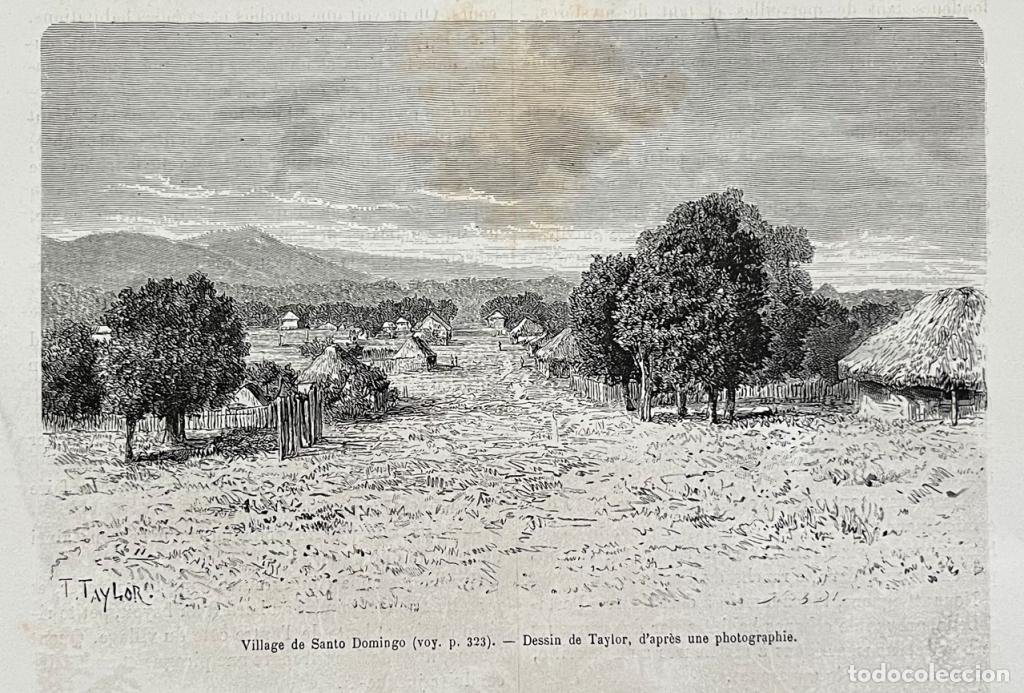 Arte: Villa de Santo Domingo (M&eacute;xico), 1881. Taylor