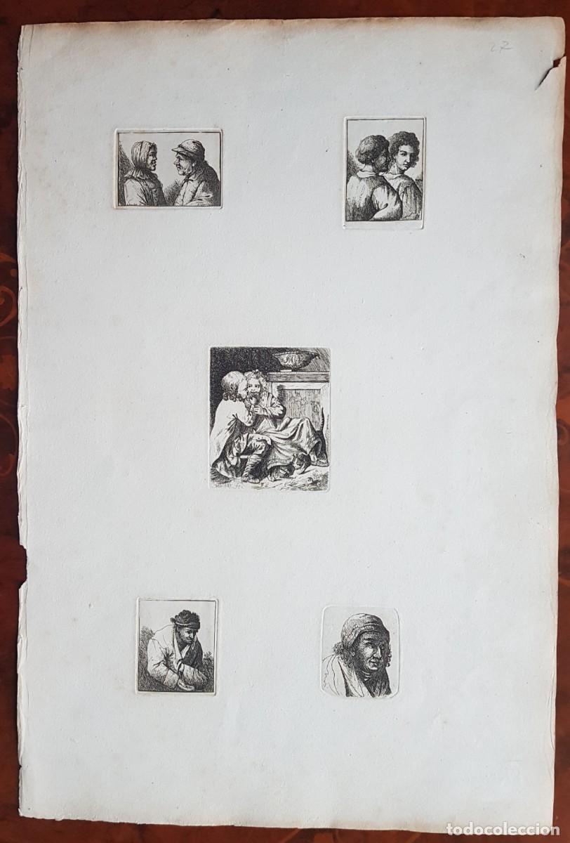 Arte: Hoja de grabados Deuchar Ff. S XVIII - Foto 12