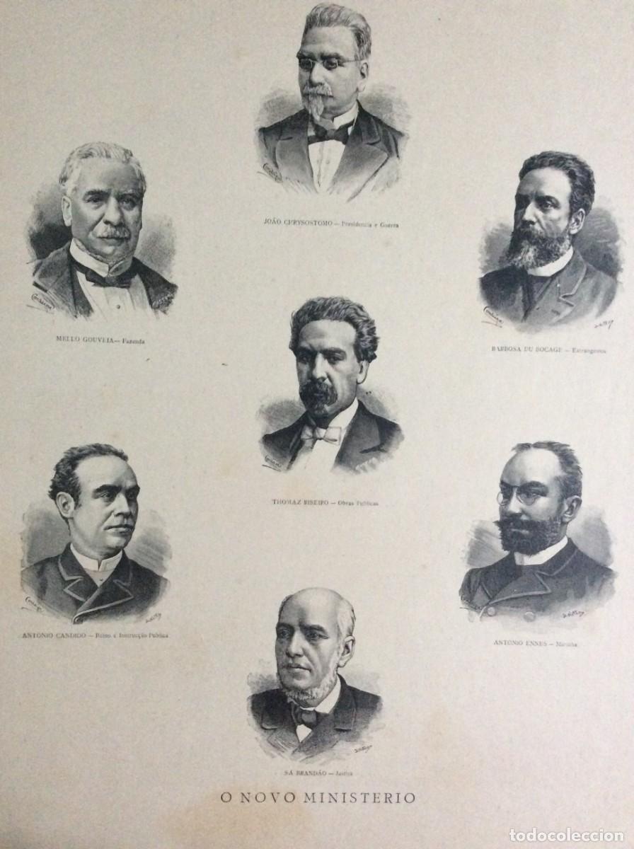Art: O novo Ministerio Personagens hist&oacute;ricas do 43.&ordm; Governo Constitucional de 13 de outubro de 1890
