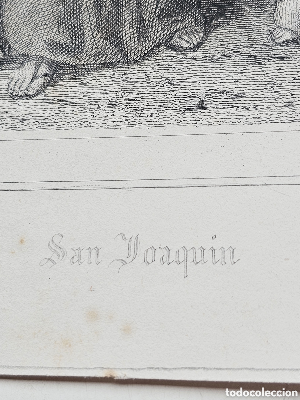 Arte: Grabado del s.XIX, San Joaqu&iacute;n. - Foto 3