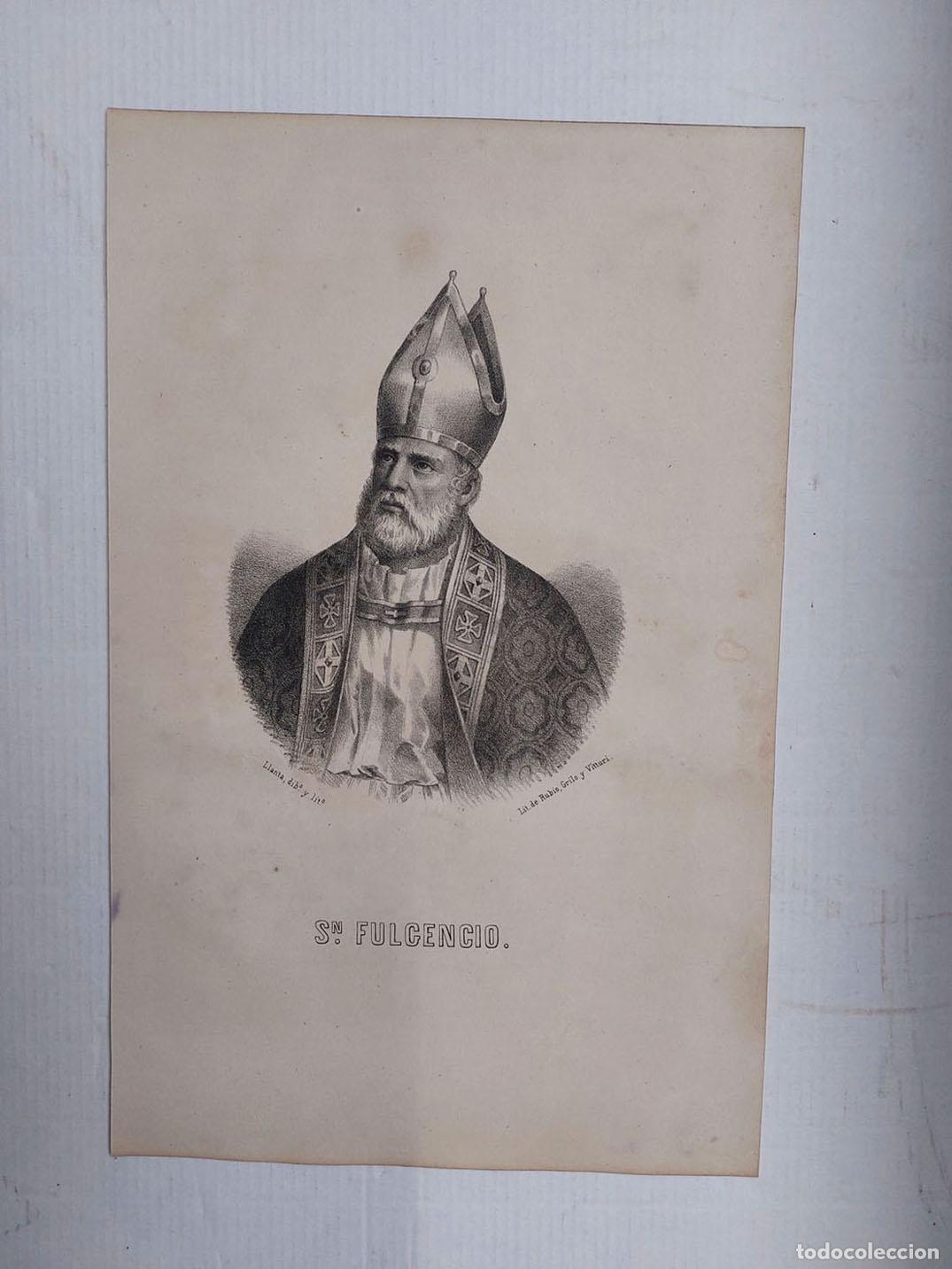 Arte: SAN FULGENCIO. GRABADO DE 1870. - Foto 1