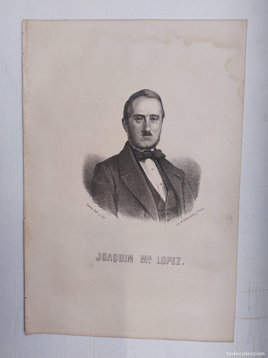 Arte: JOAQU&Iacute;N M&ordf; L&Oacute;PEZ. GRABADO DE 1870. - Foto 1