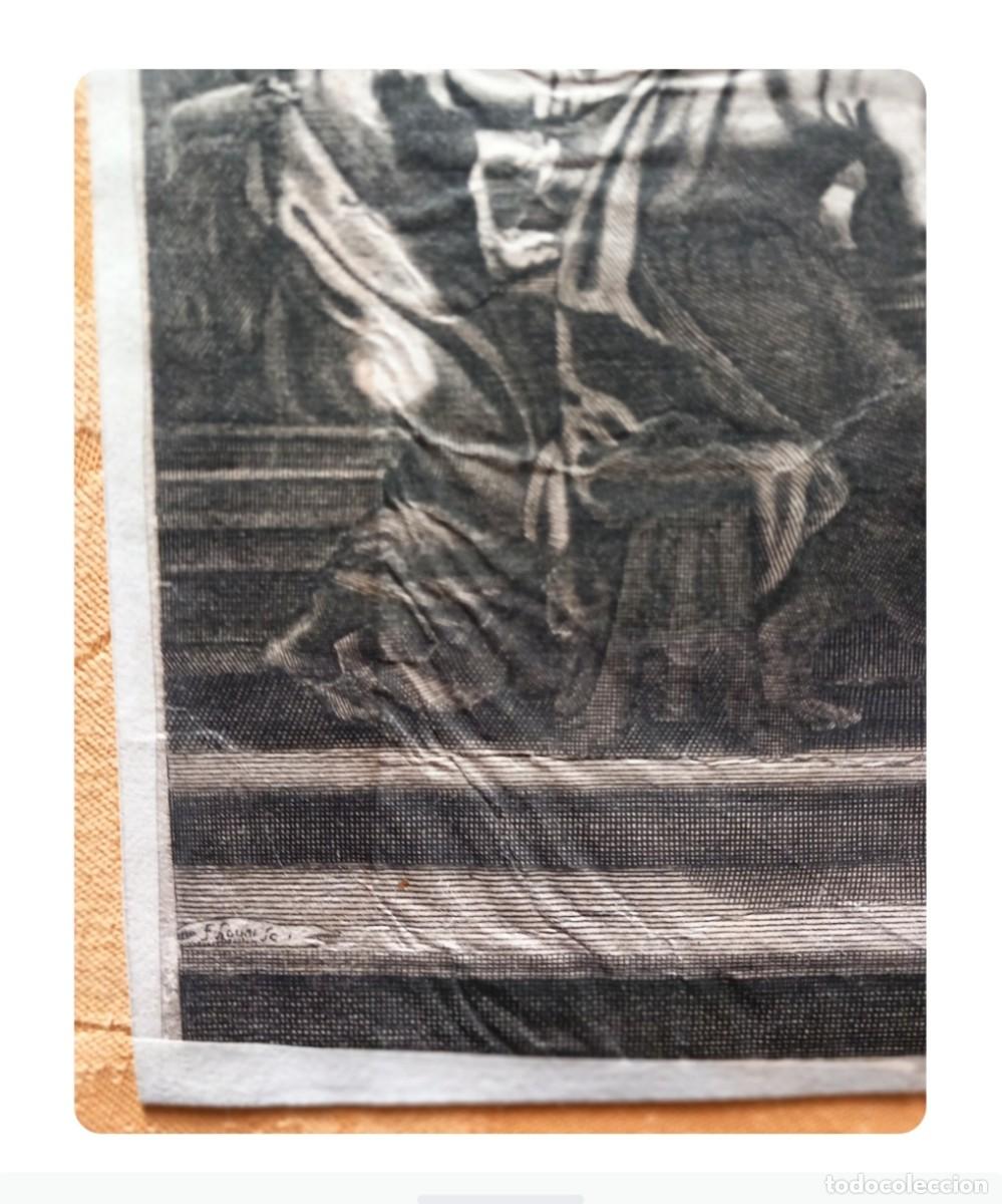 Arte: Grabado Santa Cena s. XVIII - Foto 4