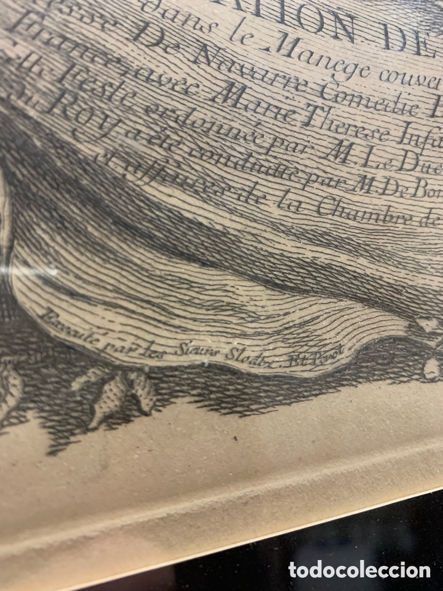 Arte: Grabado de CHARLES NICOL&Aacute;S COCHIN (1745) - Foto 8