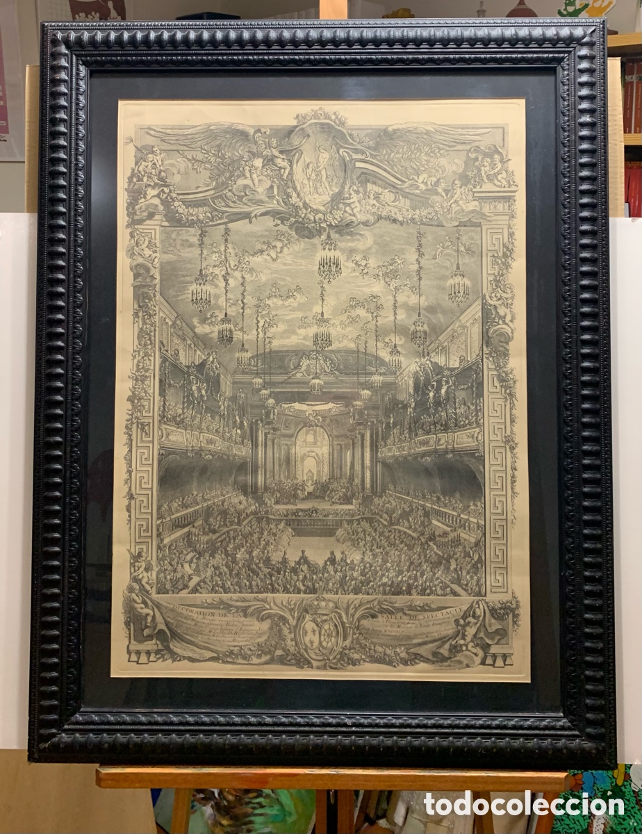 Arte: Grabado de CHARLES NICOL&Aacute;S COCHIN (1745) - Foto 1