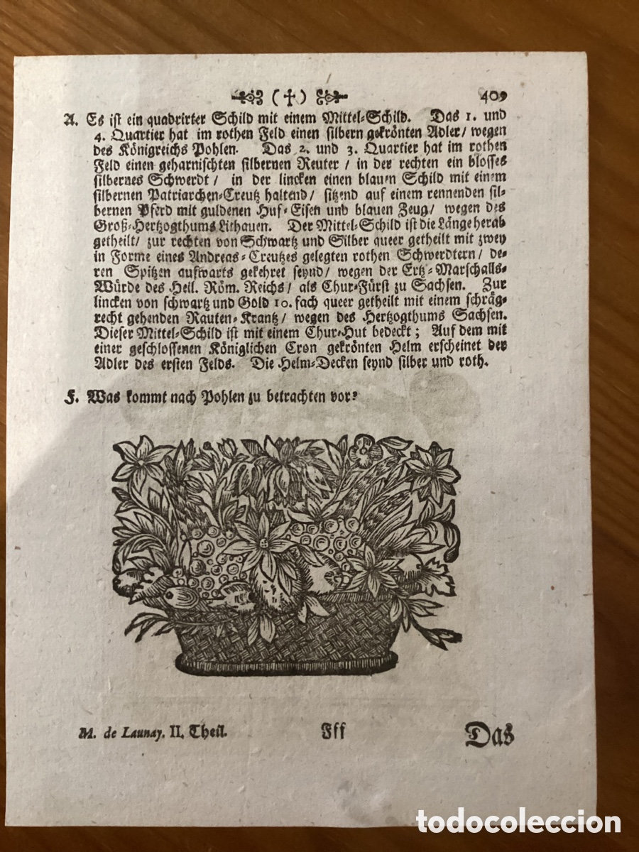 Arte: Prusia, &ldquo;Das R&ouml;nigreich Preuffen&rdquo;. An&oacute;nimo 1738. - Foto 2