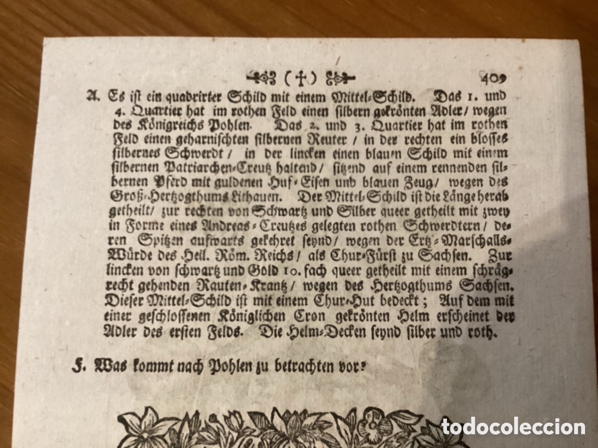 Arte: Prusia, &ldquo;Das R&ouml;nigreich Preuffen&rdquo;. An&oacute;nimo 1738. - Foto 4