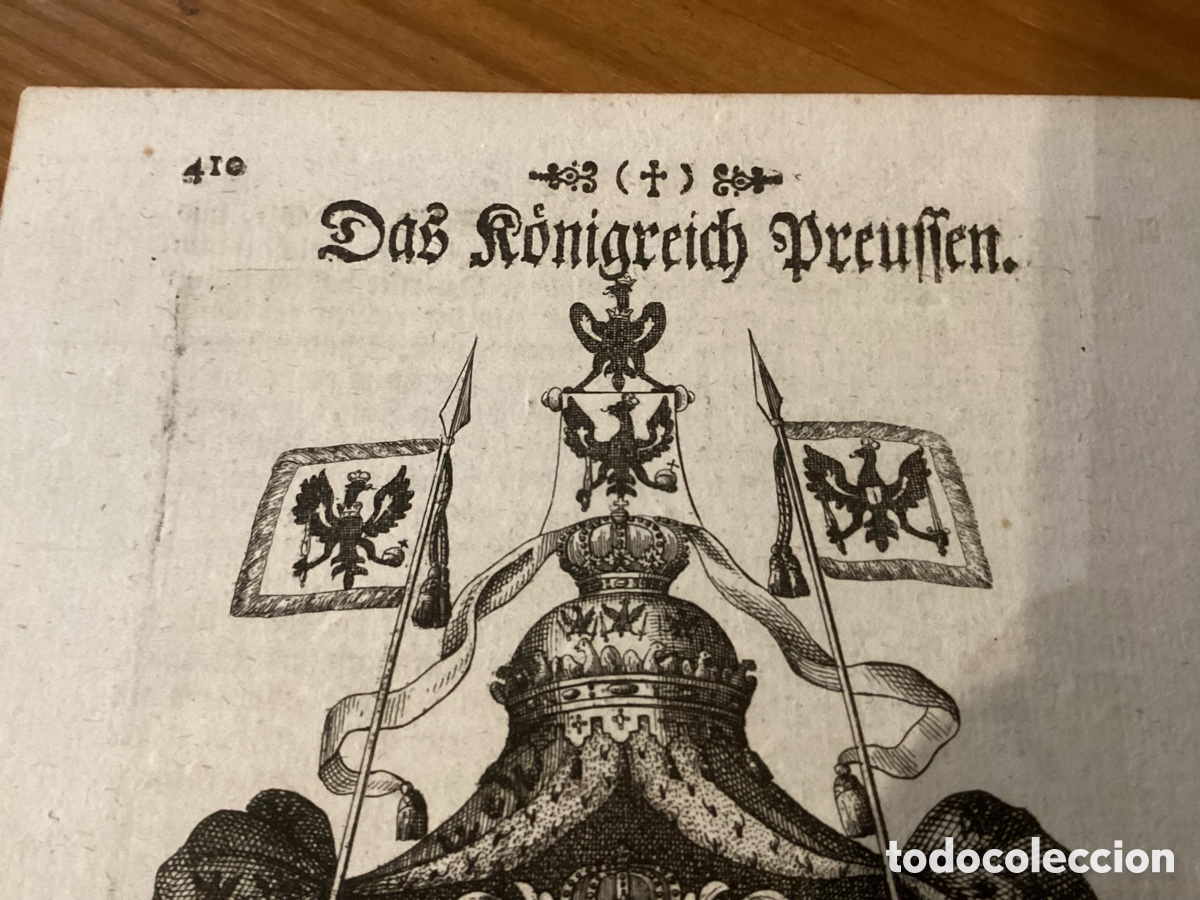 Arte: Prusia, &ldquo;Das R&ouml;nigreich Preuffen&rdquo;. An&oacute;nimo 1738. - Foto 9