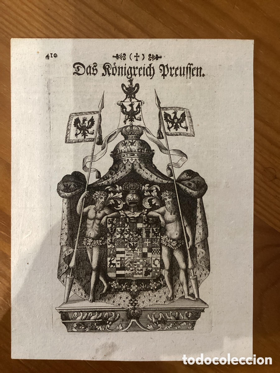 Arte: Prusia, &ldquo;Das R&ouml;nigreich Preuffen&rdquo;. An&oacute;nimo 1738. - Foto 1