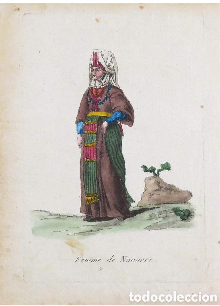 Arte: Mujer y hombre de Navarra 1788 - Foto 2