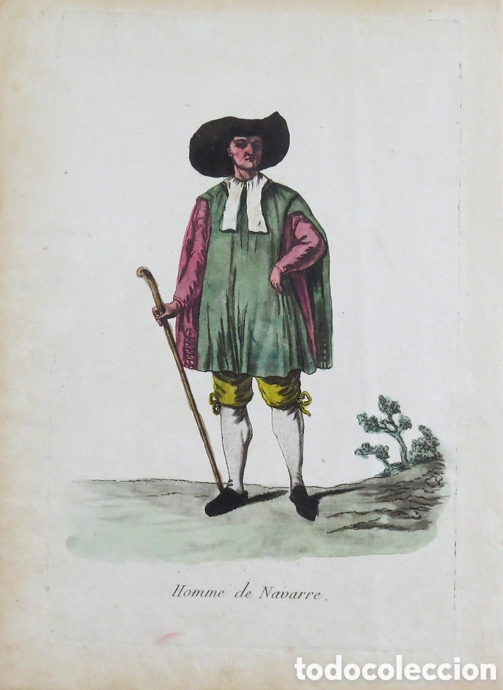 Arte: Mujer y hombre de Navarra 1788 - Foto 1