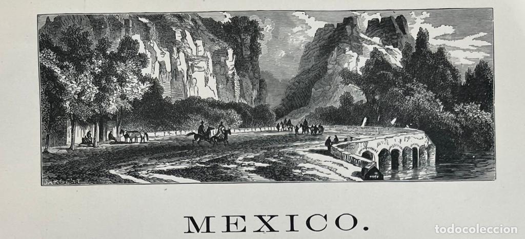 Arte: Paisaje de M&eacute;xico, 1880. An&oacute;nimo - Foto 1