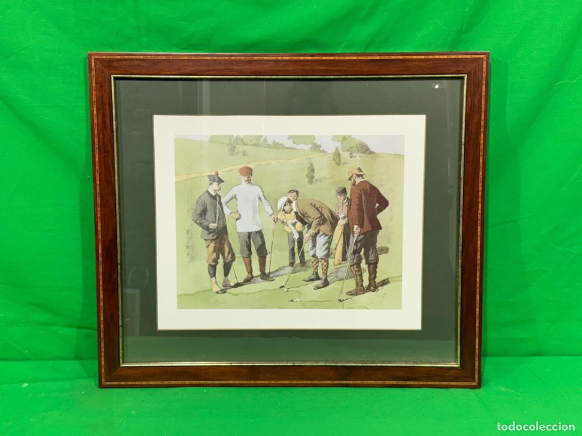 Arte: -CONJUNTO DE 4 GRABADOS GOLF - Foto 1