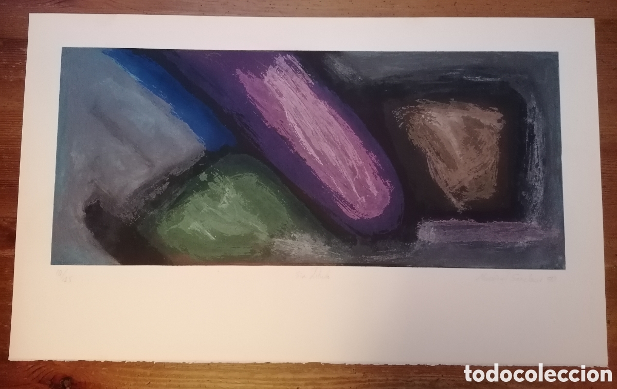 Arte: Grabado de MUNIR EL SAADAWI - 1990 - Foto 5