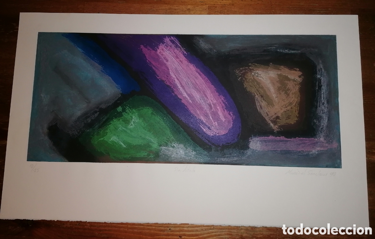 Arte: Grabado de MUNIR EL SAADAWI - 1990 - Foto 1