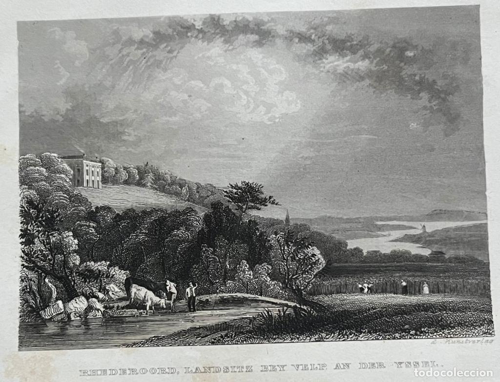 Art: Vista de Rhederoord en Velp (Holanda, Europa), hacia 1850. Kunstrerlag