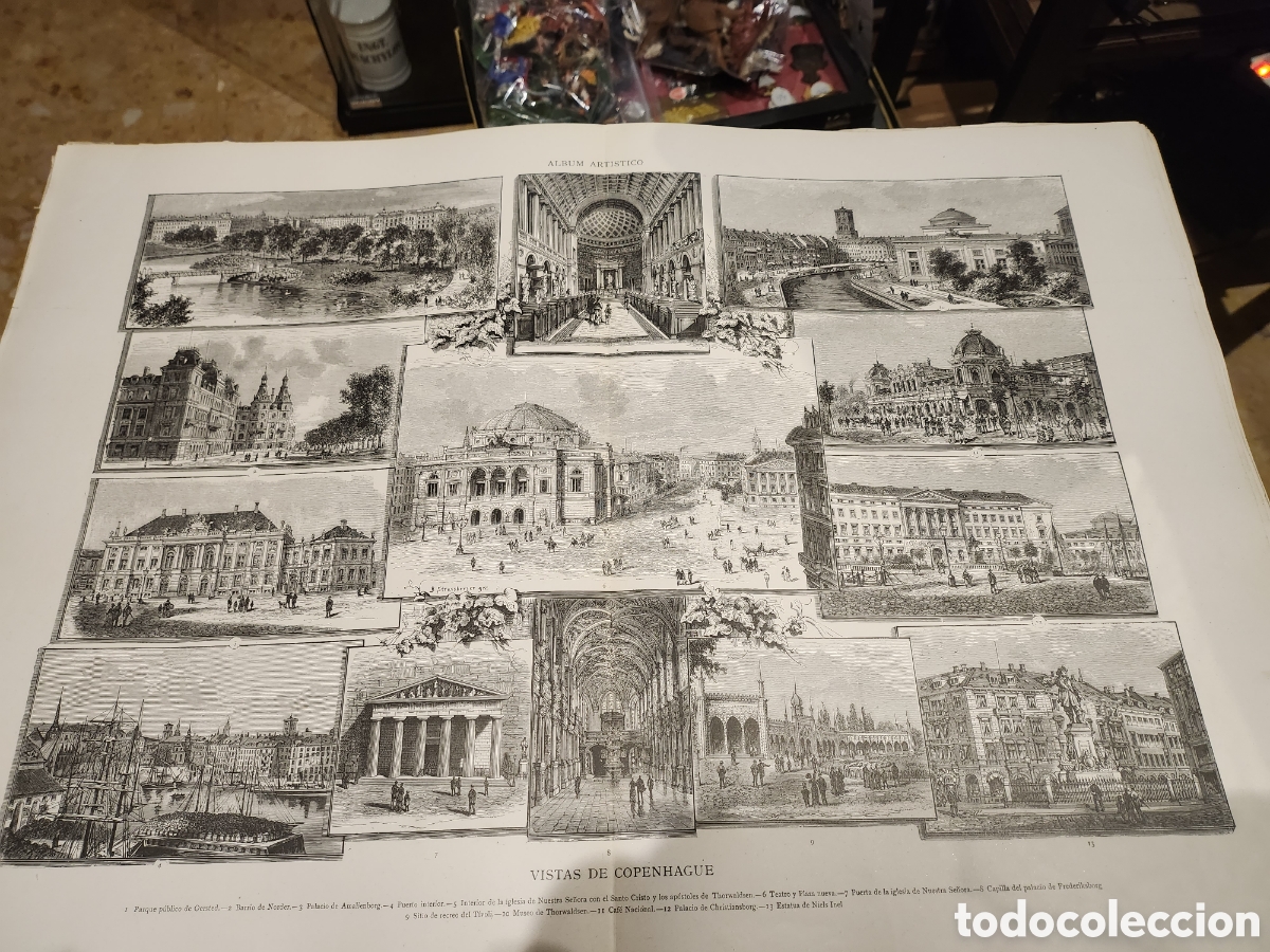 Arte: 50 l&aacute;minas xilografia del &aacute;lbum art&iacute;stico 1882