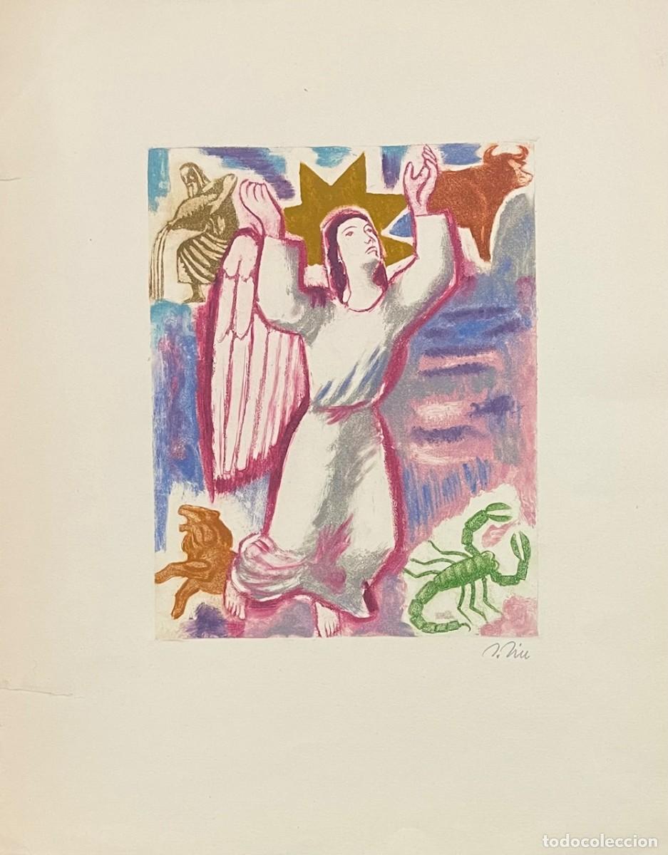 Art: Felicitaci&oacute;n Navidad Sociedad An&oacute;nima Horta De Impresiones y Ediciones. Aguafuerte Pedro Riu