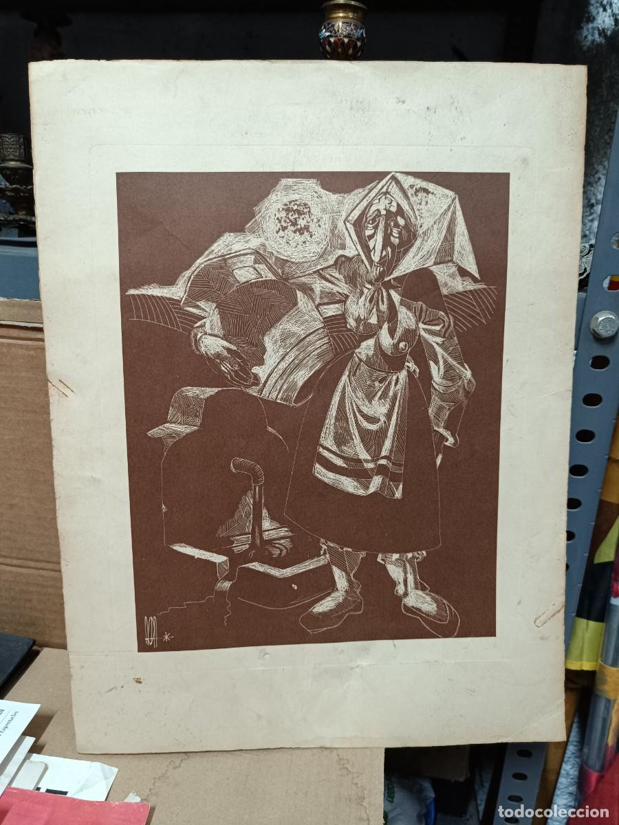 Arte: ANTIGUO GRABADO A IDENTIFICAR -K4 - Foto 1