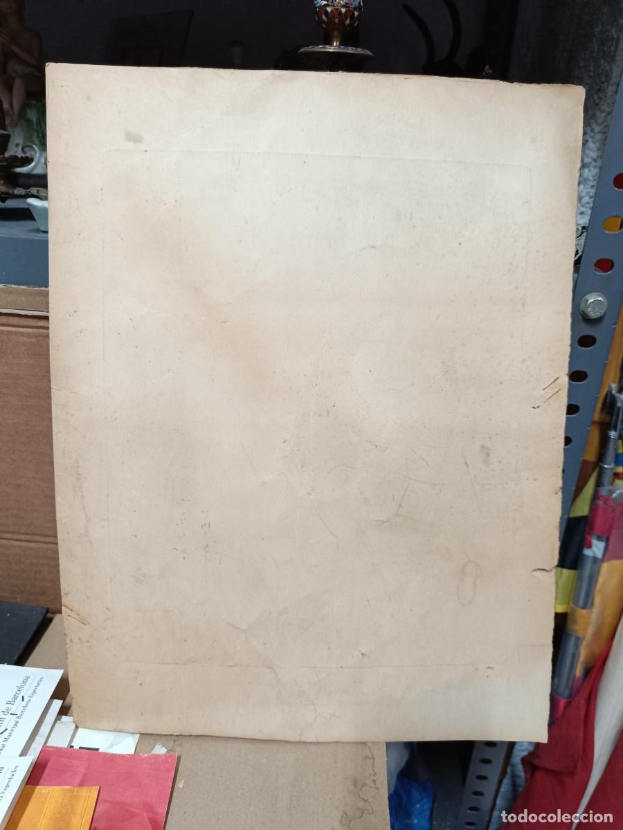 Arte: ANTIGUO GRABADO A IDENTIFICAR -K4 - Foto 4