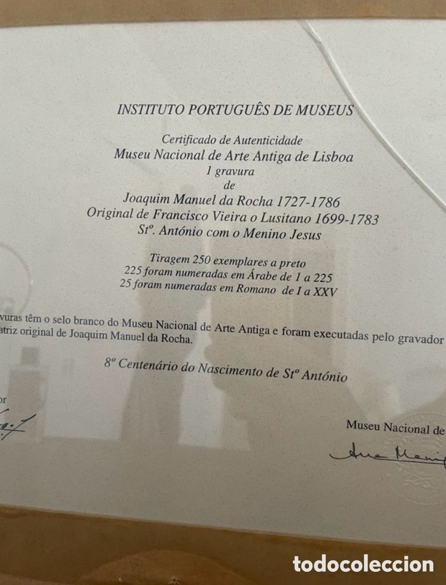Arte: Grabado antiguo de San Antonio - Foto 5
