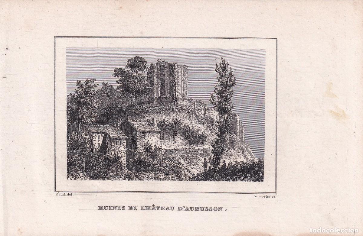 Arte: FRANCIA - RUINES DU CHATEAU D'AUBUSSON