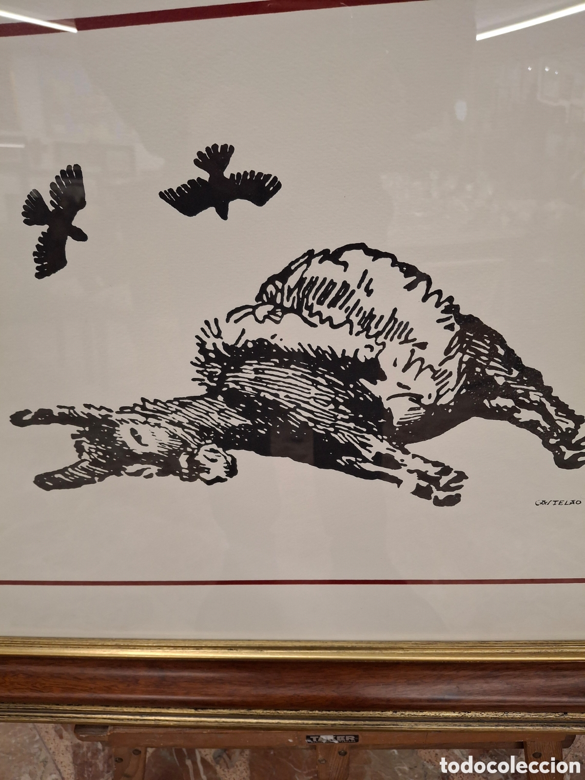 Arte: Cuadro de Castelao serigrafia - Foto 4