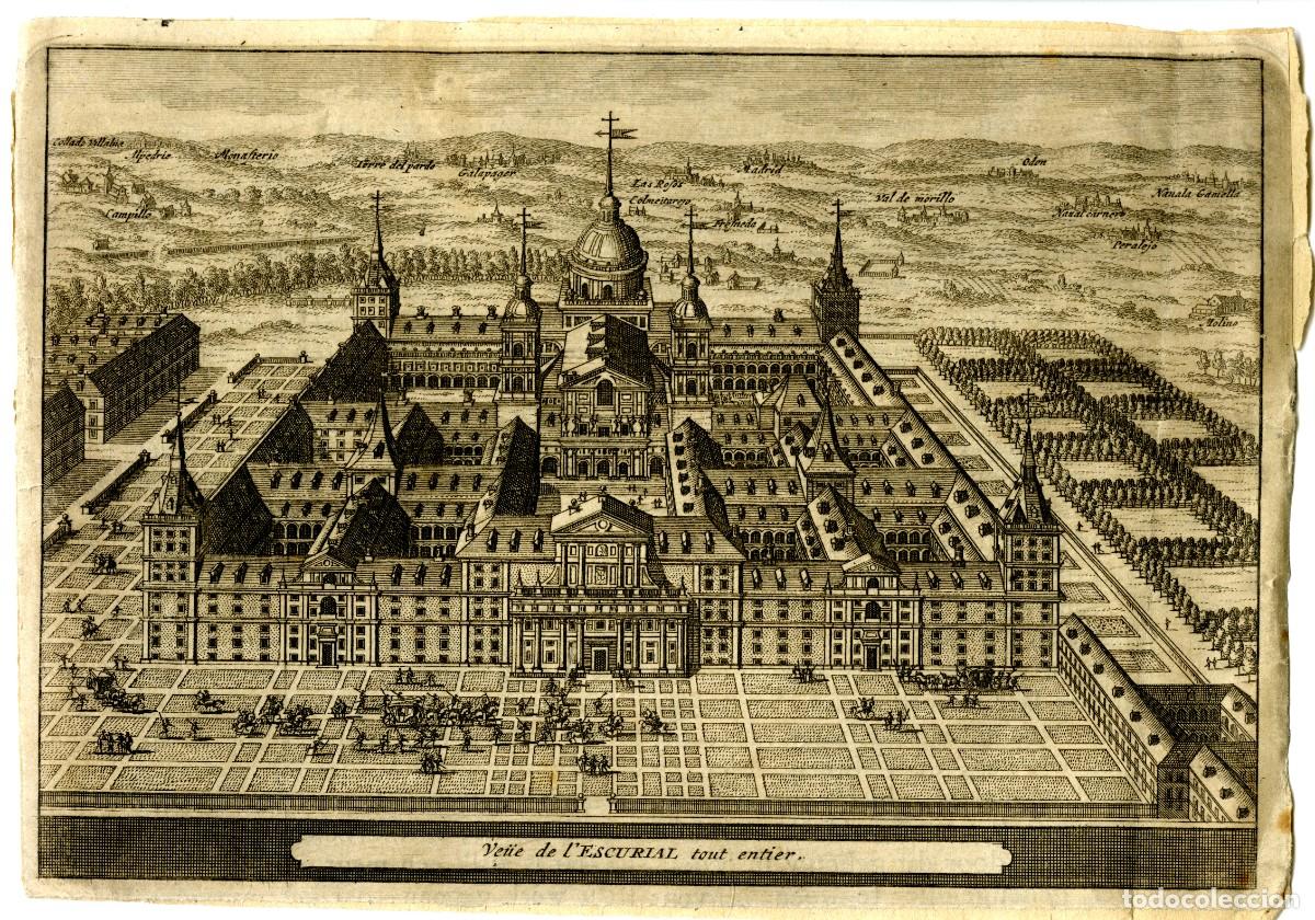 Arte: El Escorial. Vista general. Leiden, 1707 - Foto 1
