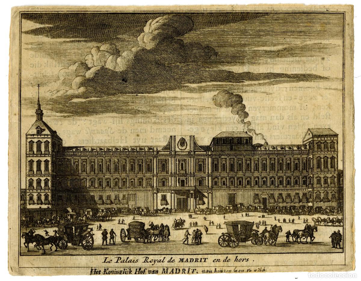 Arte: Madrid. Le palais Royal. Leiden, 1707 - Foto 1