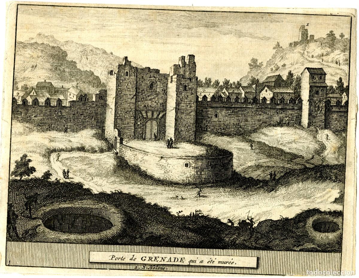 Arte: Granada. puerta murada. Leiden, 1707 - Foto 1