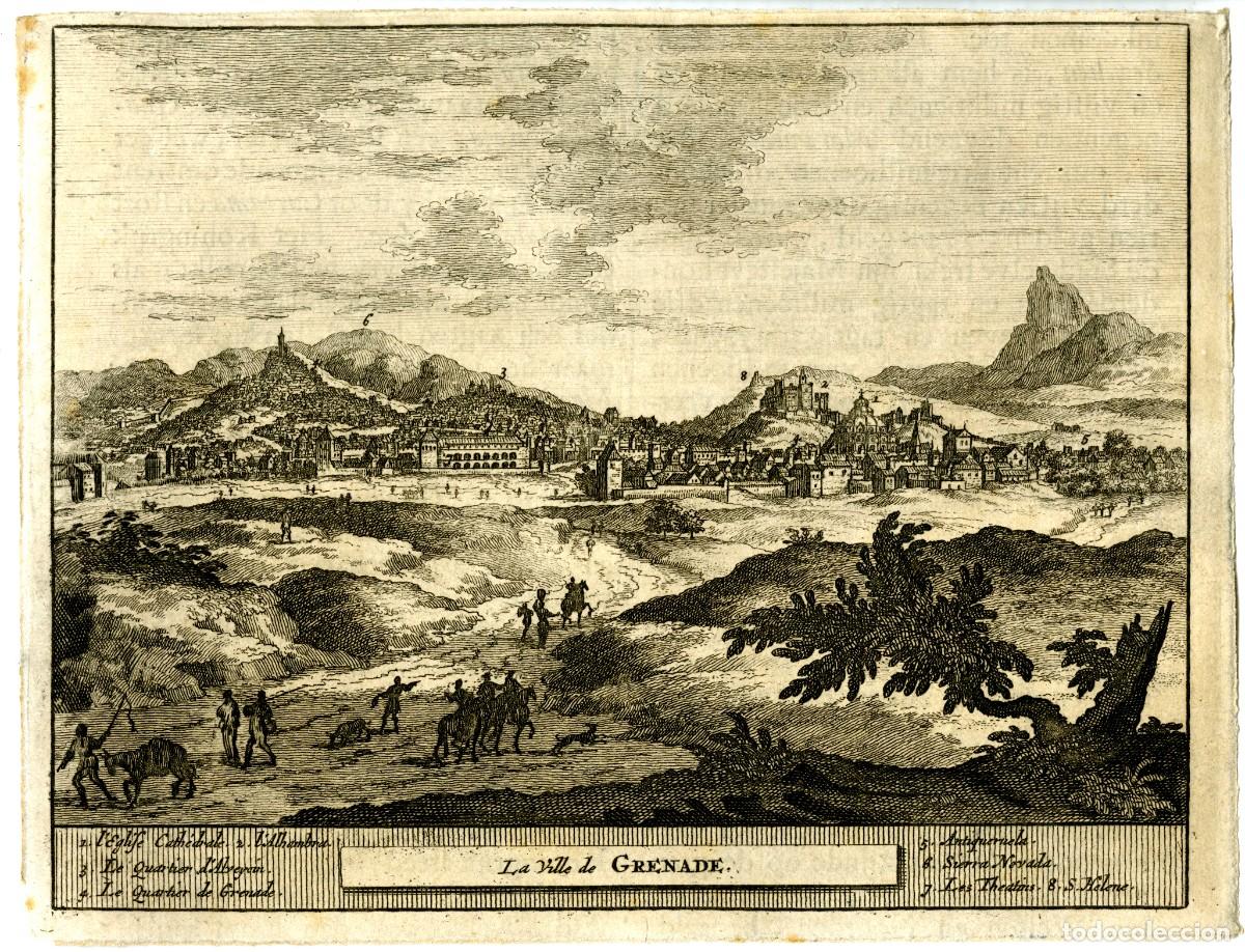 Arte: Granada. Vista general. Leiden, 1707 - Foto 1