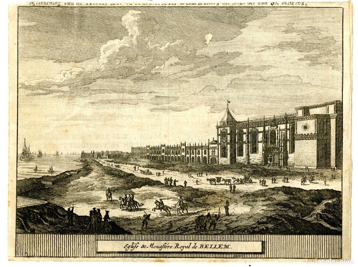 Arte: Lisboa. Iglesia del monasterio de Belem. Leiden, 1707 - Foto 1