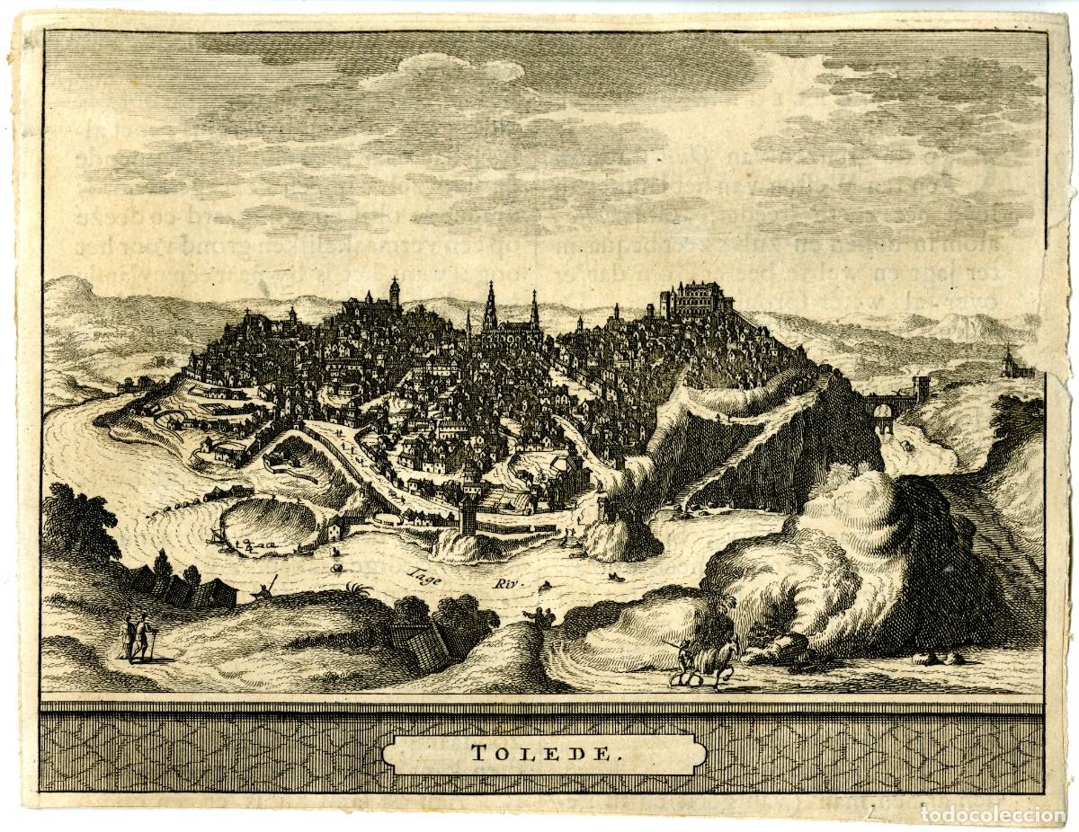 Arte: Toledo. Vista general. Leiden, 1717 - Foto 1