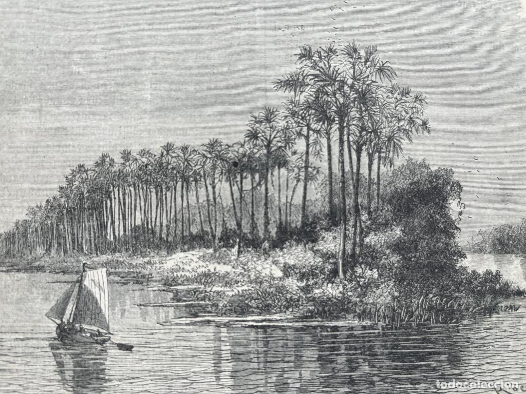 Arte: Isla en la sierra de Mantiqueira (Brasil), 1870. Riou