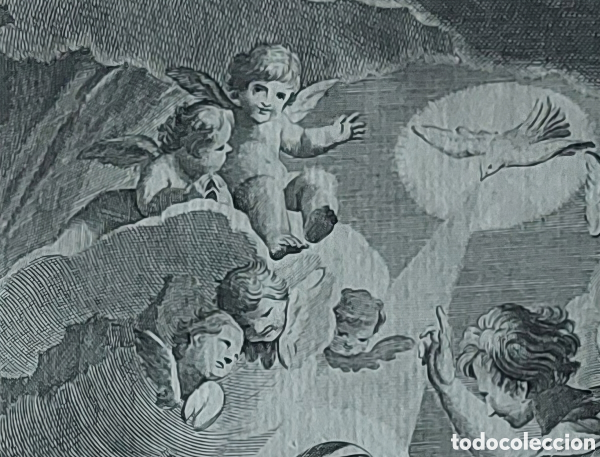Arte: Grabado de &rdquo;La Anunciaci&oacute;n&rdquo; de Maella de 1785. - Foto 3