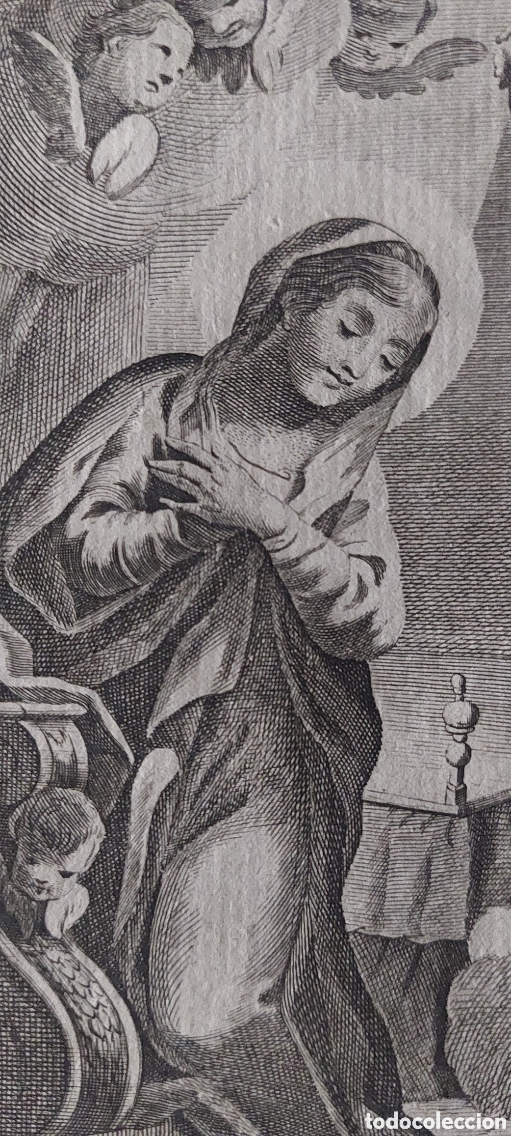Arte: Grabado de &rdquo;La Anunciaci&oacute;n&rdquo; de Maella de 1785. - Foto 4