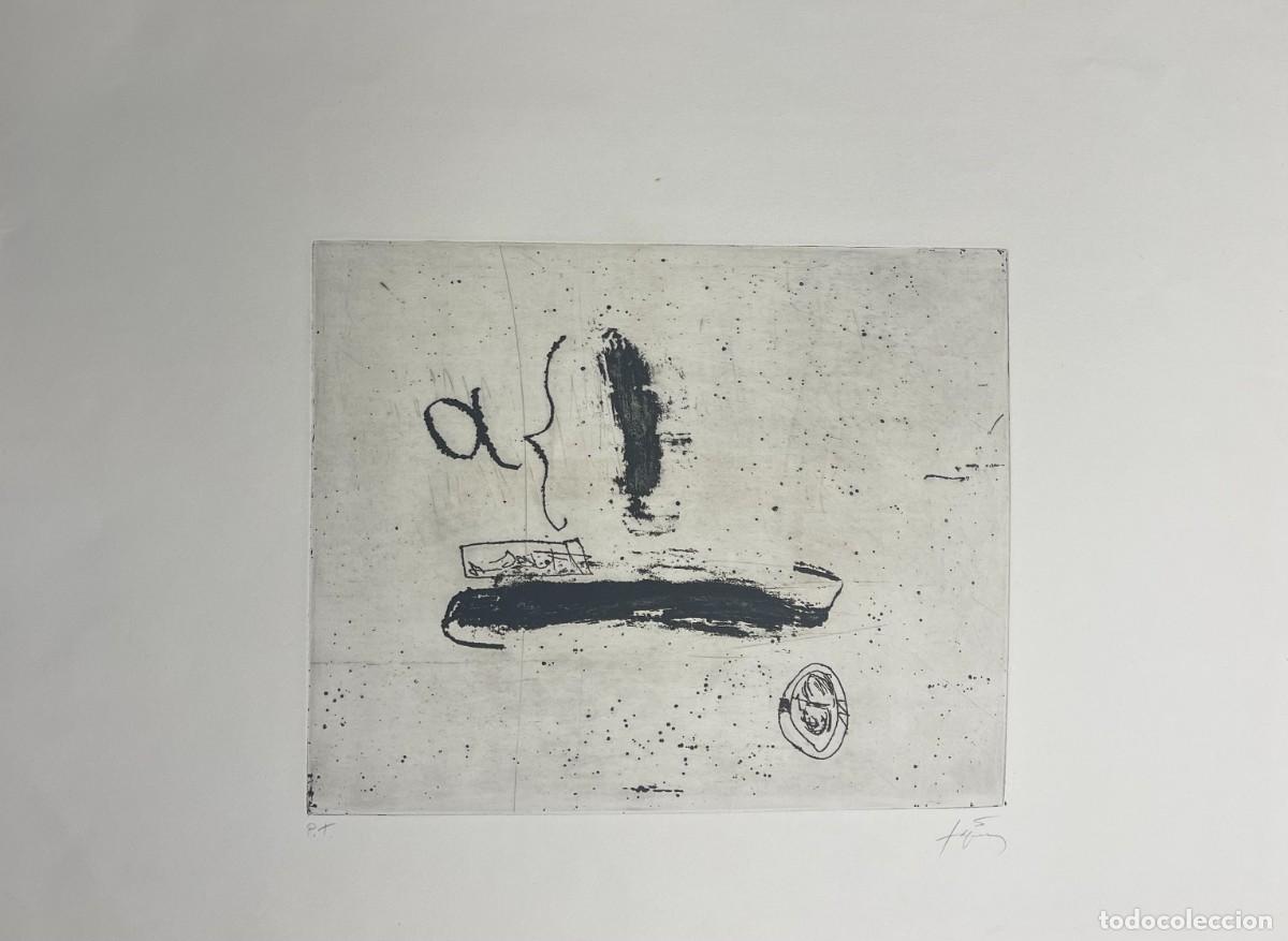 Arte: Antoni T&agrave;pies. Grabado, 1987 - Foto 1